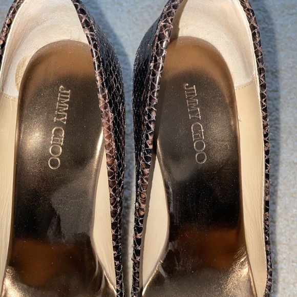 Jimmy Choo Snakeskin Wedge pump - Picture 6 of 6